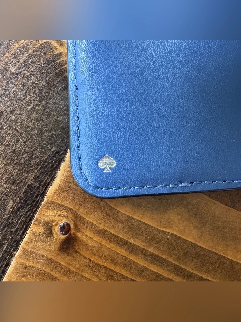 Kate Spade Blue Two Tone Bifold Wallet